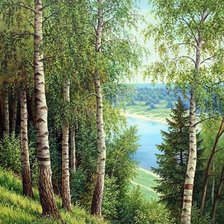 Схема вышивки «Родные просторы»