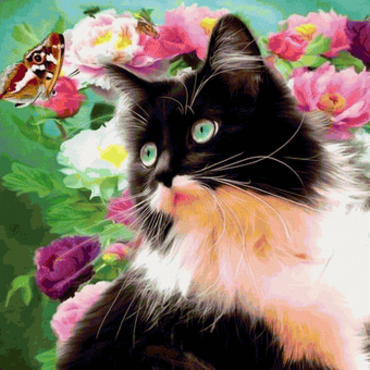 кот - кот, портрет, животные - предпросмотр