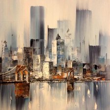 Схема вышивки «город»