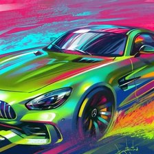 Схема вышивки «авто»