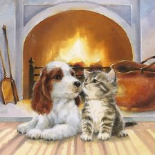 Схема вышивки «друзья»