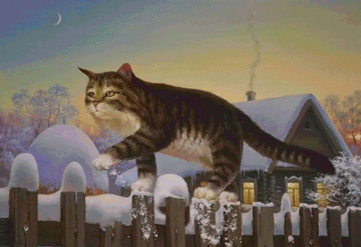 кот - портрет, животные, кот - предпросмотр