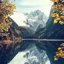 Схема вышивки «Горный пейзаж»