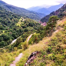 Схема вышивки «Горный пейзаж»