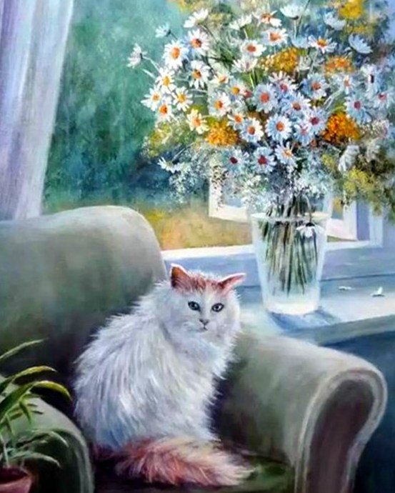 кот - кот, животные, портрет - оригинал