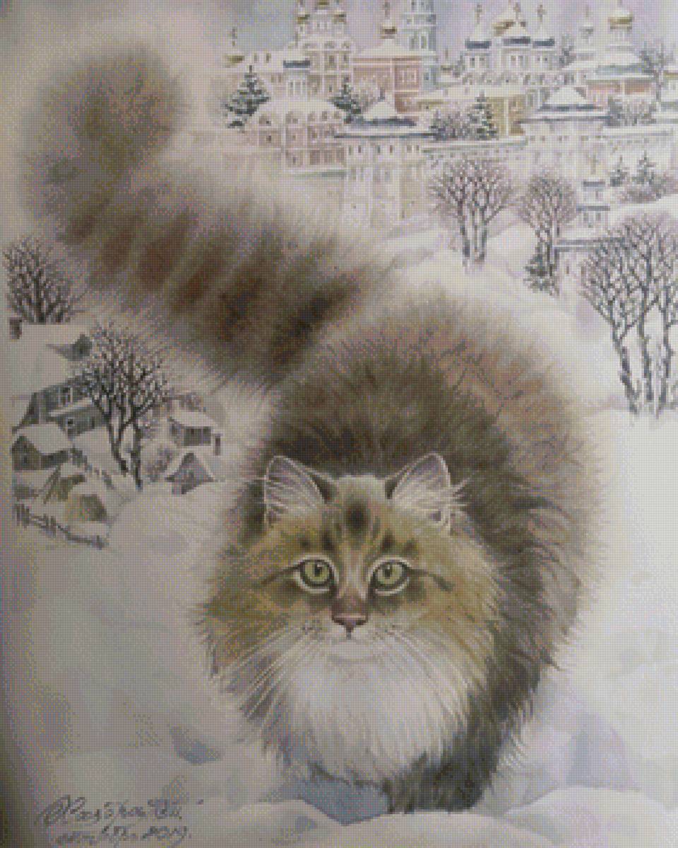 кот - кот, портрет, животные - предпросмотр