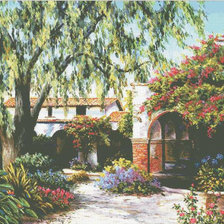 Схема вышивки «mission view»