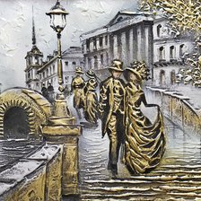 Схема вышивки «Городской пейзаж»