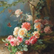 Схема вышивки «Цветочный натюрморт»