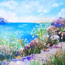 Схема вышивки «У моря»