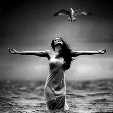 Схема вышивки «девушка»