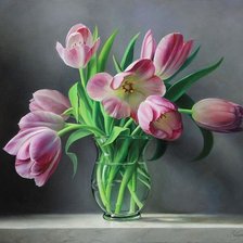 Схема вышивки «Тюльпаны»