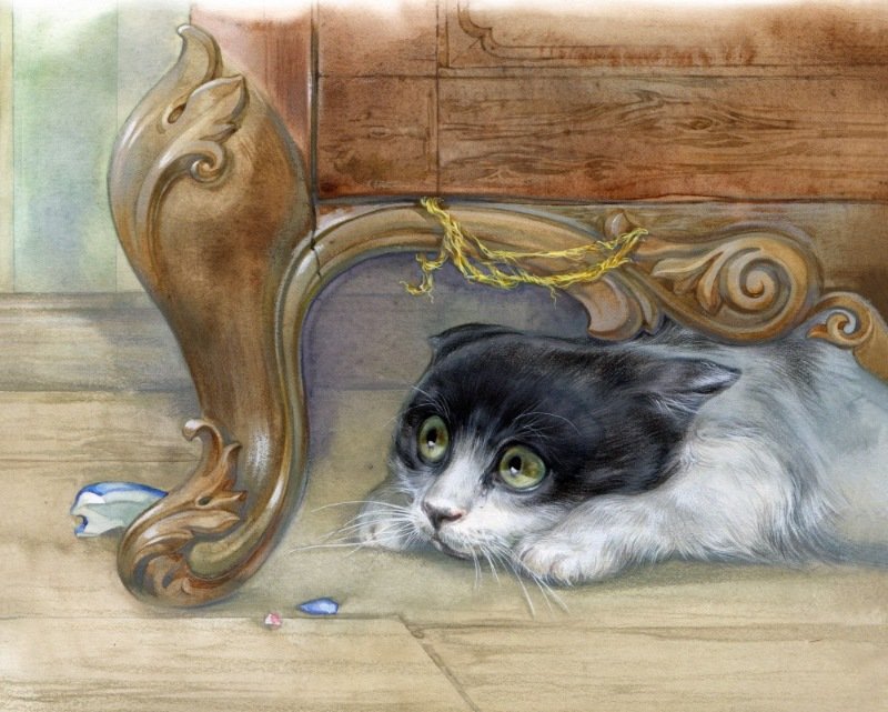 кот - кот, животные, портрет - оригинал