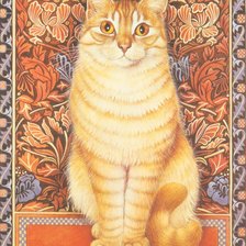 Схема вышивки «кот»