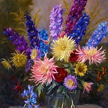 Схема вышивки «букет»