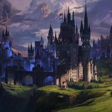 Схема вышивки «Замок»