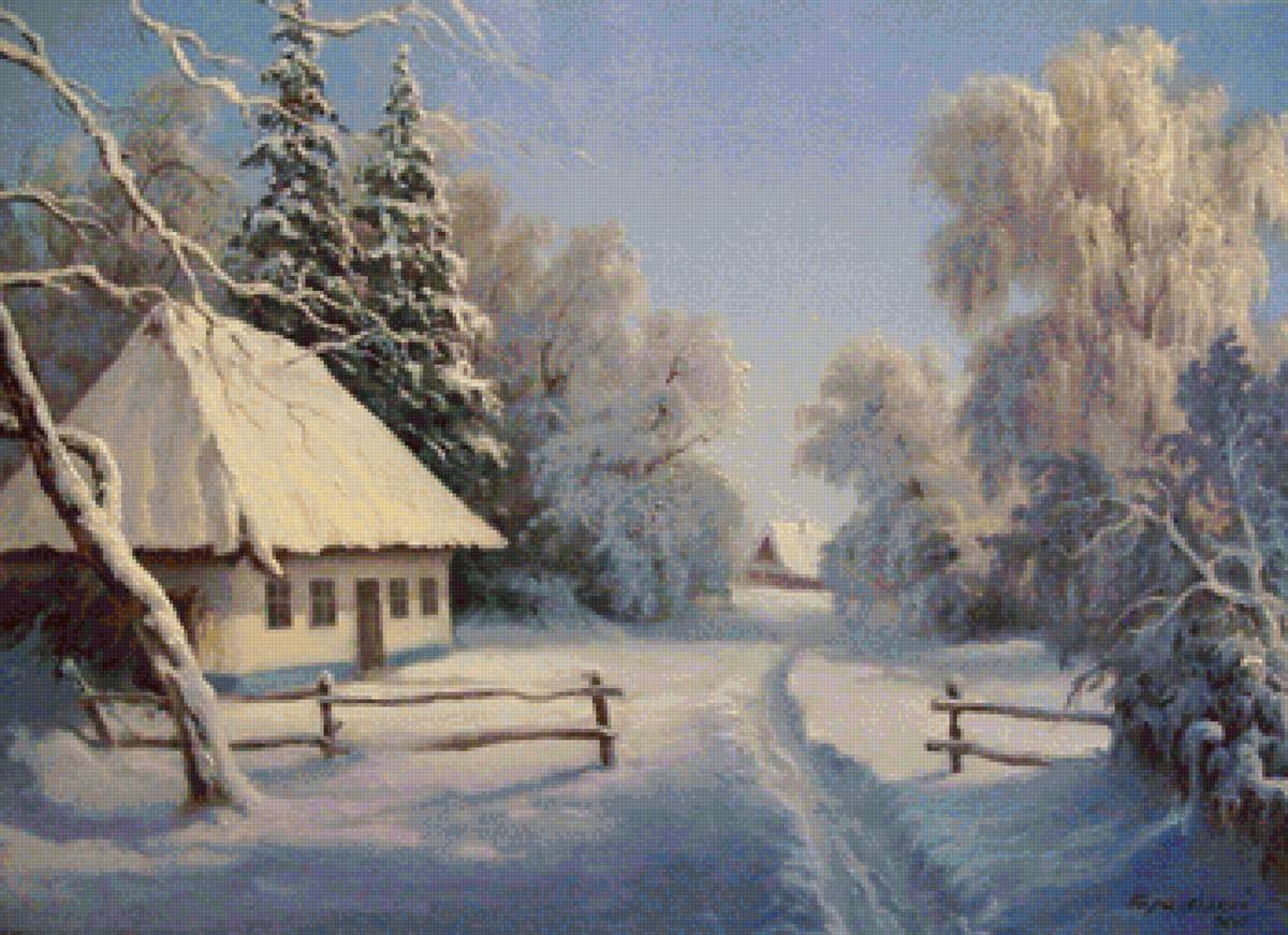 вечер - зима - предпросмотр