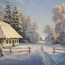 Схема вышивки «вечер»