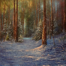 Схема вышивки «вечер»