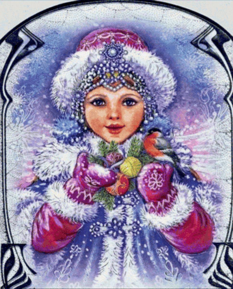 Снегурочка, новый год, сказка, зима - предпросмотр