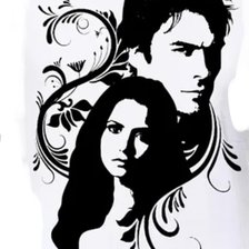 Схема вышивки «Дневники вампира»