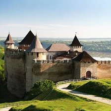 Схема вышивки «замок»