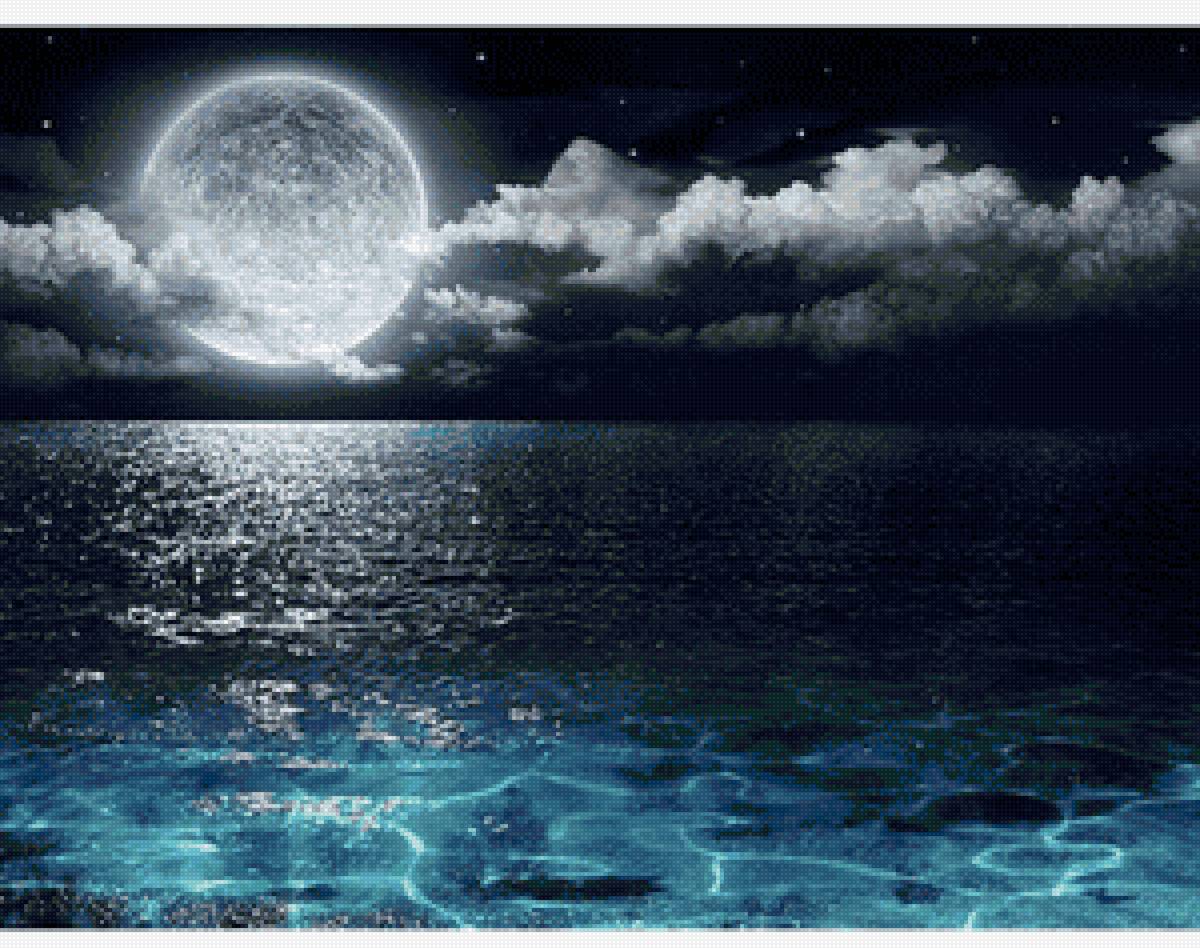 Луна - вода, луна - предпросмотр