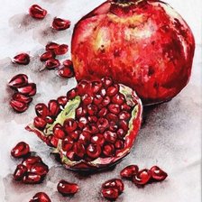 Схема вышивки «Гранат»