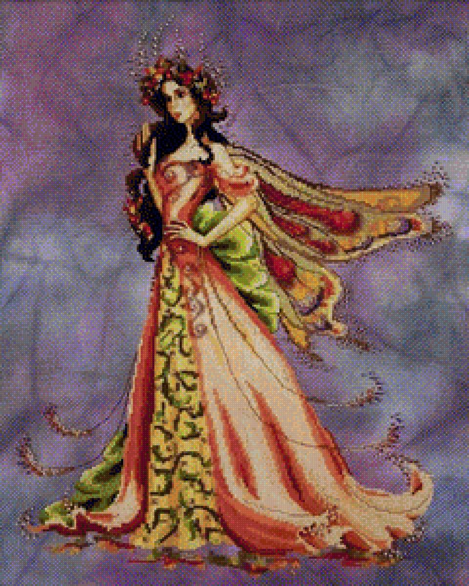 Flower Fairy - fantasy, fairy - предпросмотр