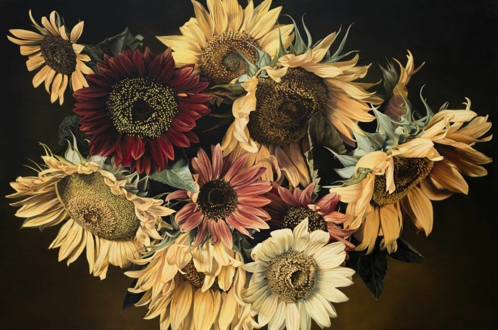 Подсолнухи - подсолнухи, цветы - оригинал