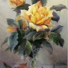 Схема вышивки «Розы»