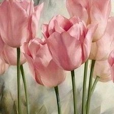 Схема вышивки «Тюльпаны»