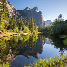 Схема вышивки «Горный пейзаж»