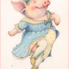 Схема вышивки «СВИНКА»