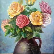 Схема вышивки «цветы»