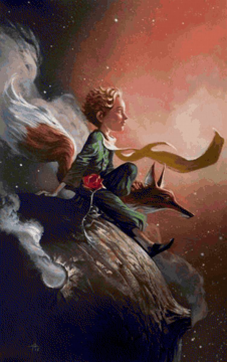 El Principito - literatura bordada - предпросмотр