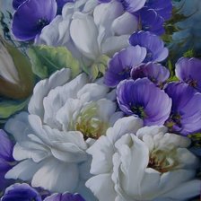 Схема вышивки «Цветы»