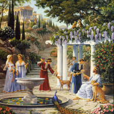 Схема вышивки «ЛЛОЙД ТАУНСЕНД. САДЫ АТЛАНТИДЫ-2»