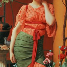 Схема вышивки «девушка»