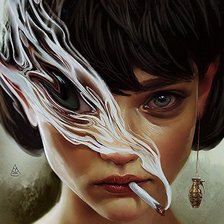 Схема вышивки «Курение вредит»