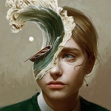 Схема вышивки «шторм»