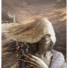 Схема вышивки «ветер»