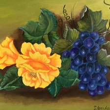 Схема вышивки «цветы»