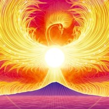 Схема вышивки «жар птица 327*266»