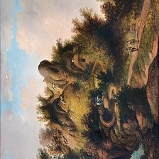 Схема вышивки «ИОГАНН ХРИСТИАН ВОЛЛАЕРТ. АНТРОПОМОРФНЫЙ ПЕЙЗАЖ»