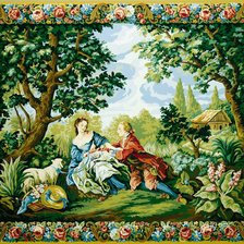 Схема вышивки «scena campestre»