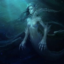 Схема вышивки «Русалка»