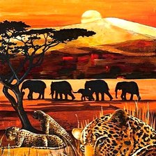 Схема вышивки «Саванна Африка1»