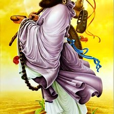 Схема вышивки «Sư tổ đạt ma»