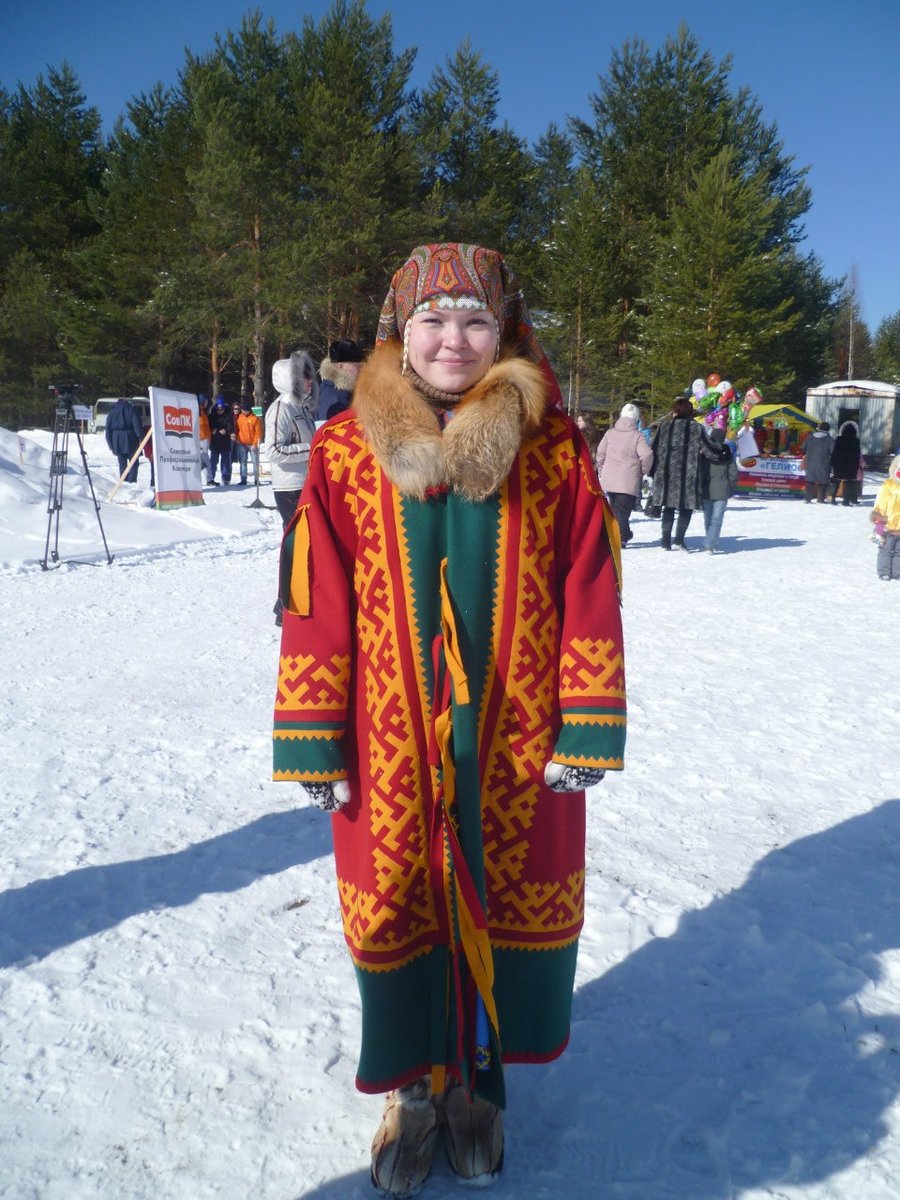 хантыйка - зима, хантыйка, воронийдень, праздник, девушка - оригинал